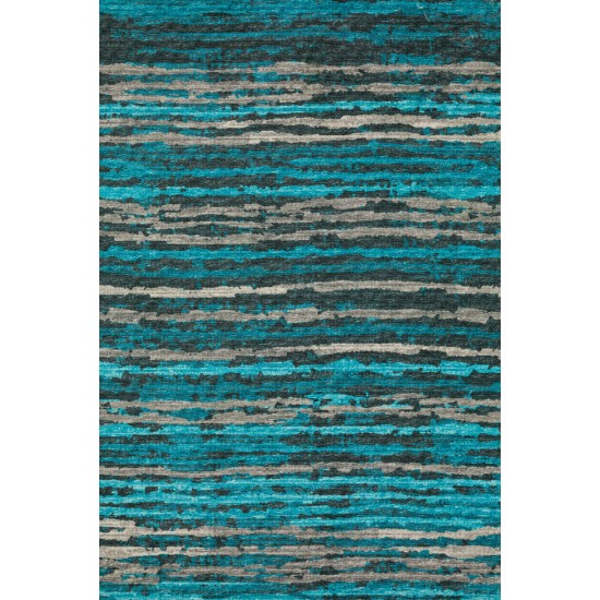 Brisbane BR4 Teal 3' x 5' Rug