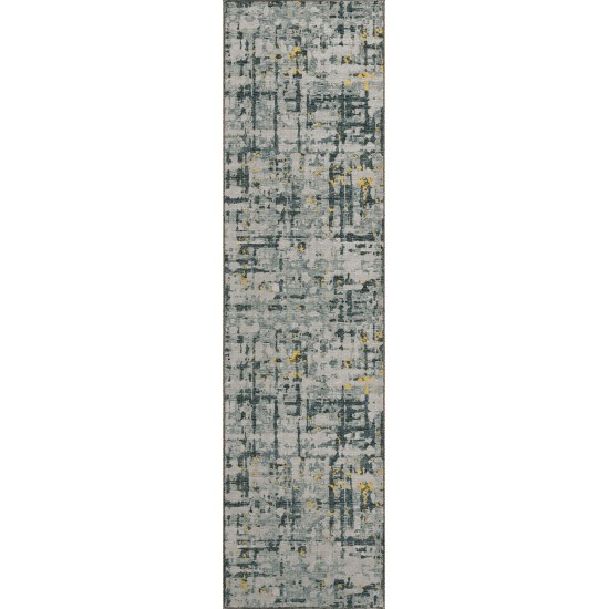 Brisbane BR5 Gold 2'3" x 7'6" Runner Rug