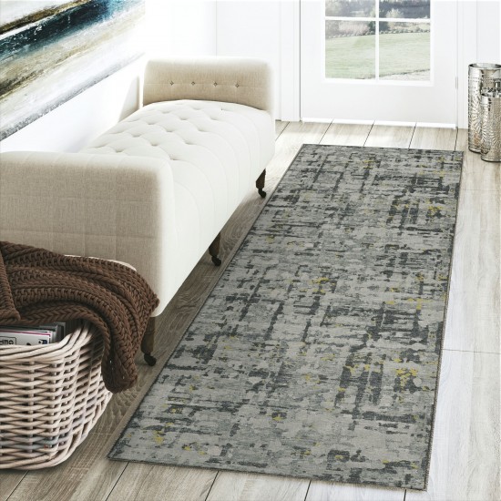 Brisbane BR5 Gold 2'3" x 7'6" Runner Rug