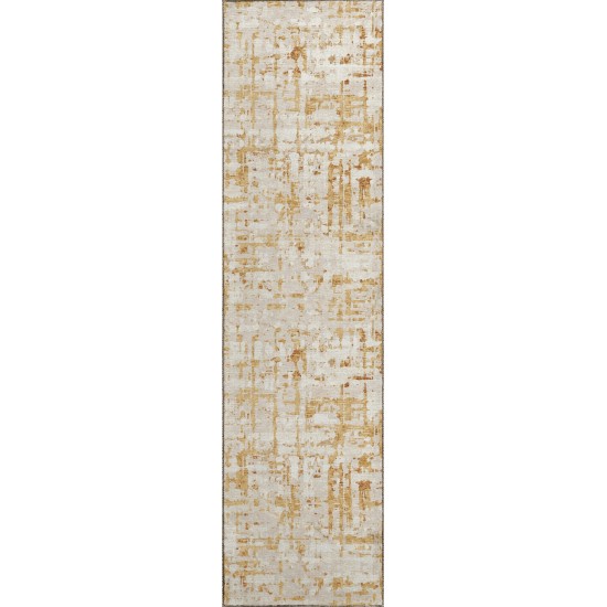 Brisbane BR5 Khaki 2'3" x 7'6" Runner Rug