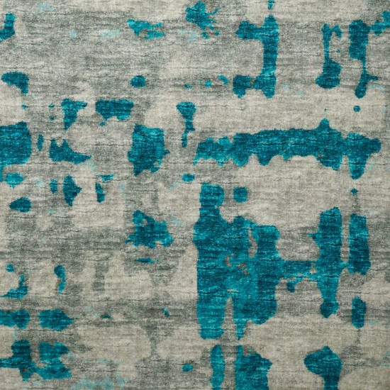 Brisbane BR5 Teal 1'8" x 2'6" Rug