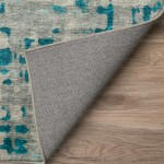 Brisbane BR5 Teal 1'8" x 2'6" Rug