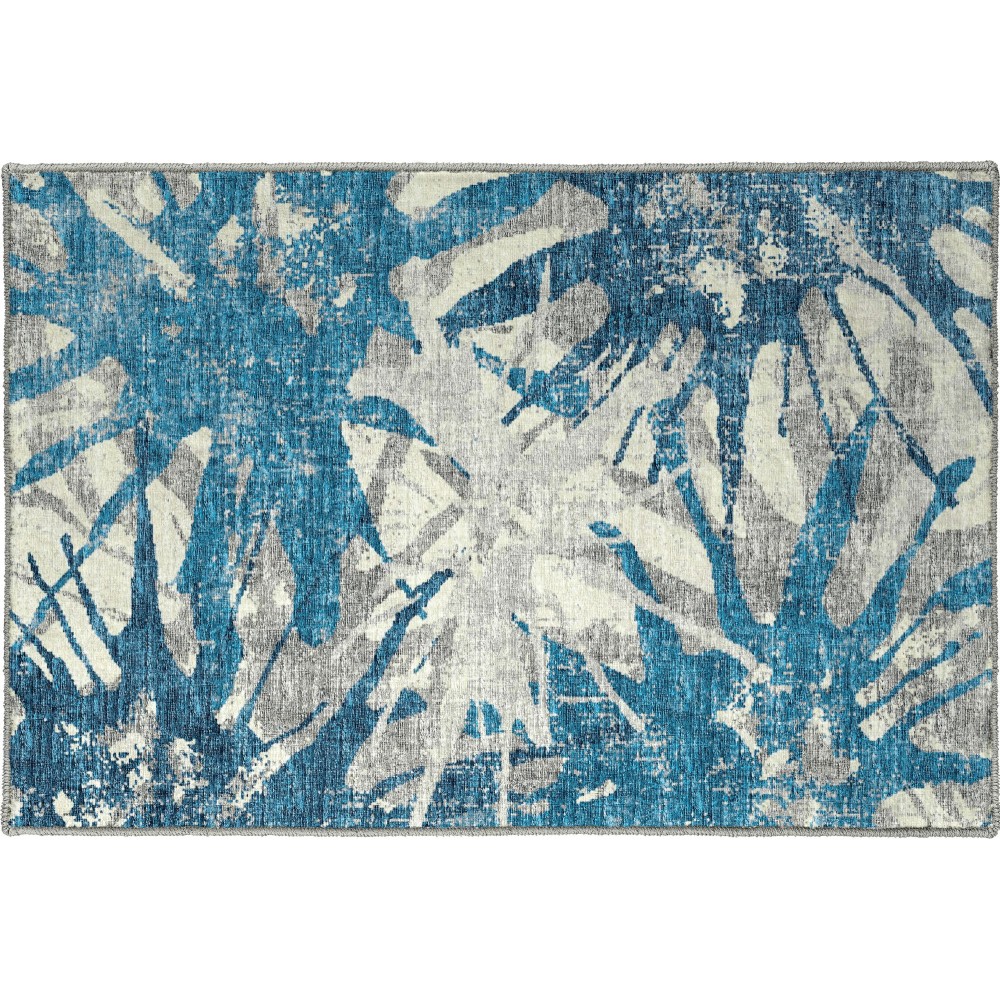 Brisbane BR6 Cobalt 1'8" x 2'6" Rug