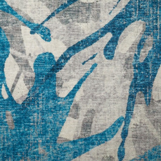Brisbane BR6 Cobalt 2'3" x 7'6" Runner Rug