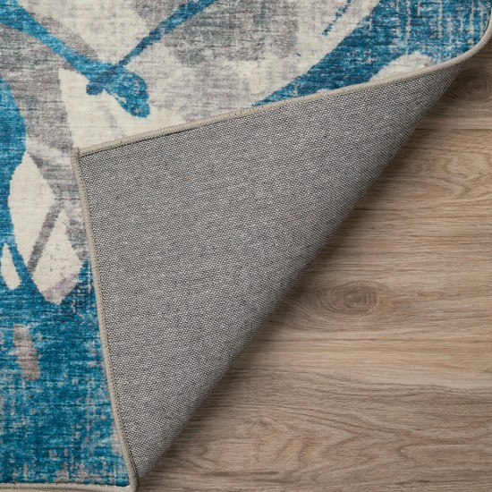 Brisbane BR6 Cobalt 2'3" x 7'6" Runner Rug