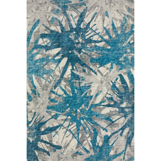 Brisbane BR6 Cobalt 3' x 5' Rug