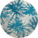 Brisbane BR6 Cobalt 8' x 8' Round Rug