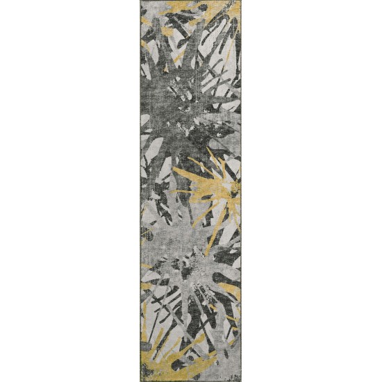 Brisbane BR6 Gold 2'3" x 7'6" Runner Rug