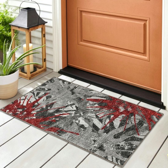 Brisbane BR6 Scarlet 1'8" x 2'6" Rug