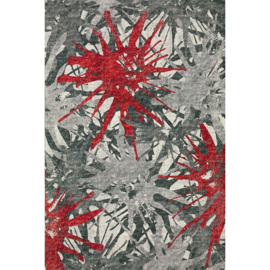 Brisbane BR6 Scarlet 3' x 5' Rug