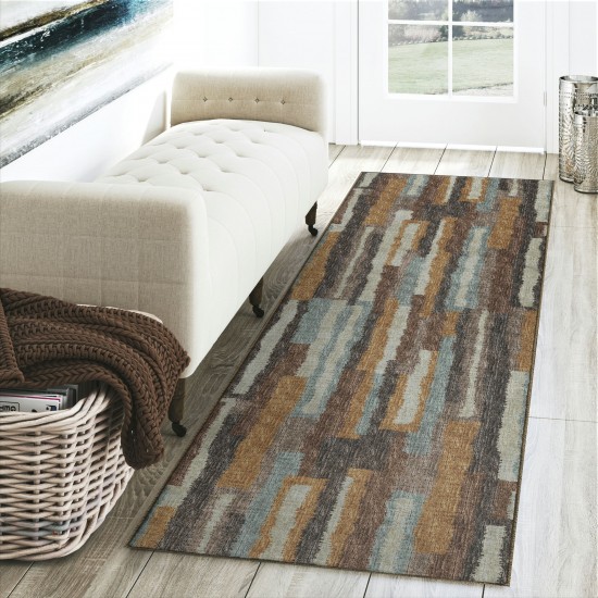 Brisbane BR7 Canyon 2'3" x 7'6" Runner Rug