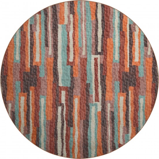 Brisbane BR7 Canyon 8' x 8' Round Rug