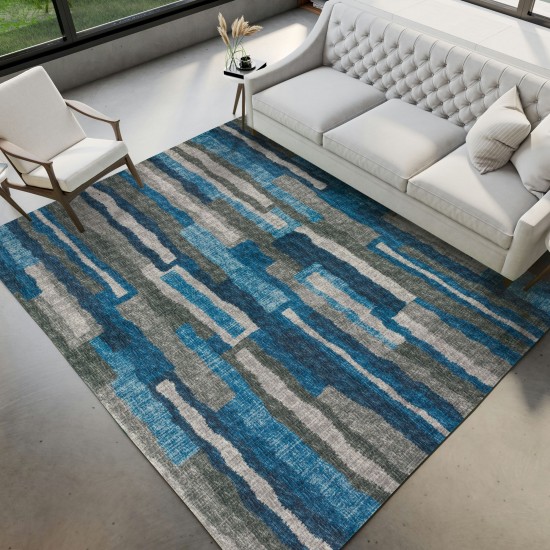 Brisbane BR7 Navy 5' x 7'6" Rug