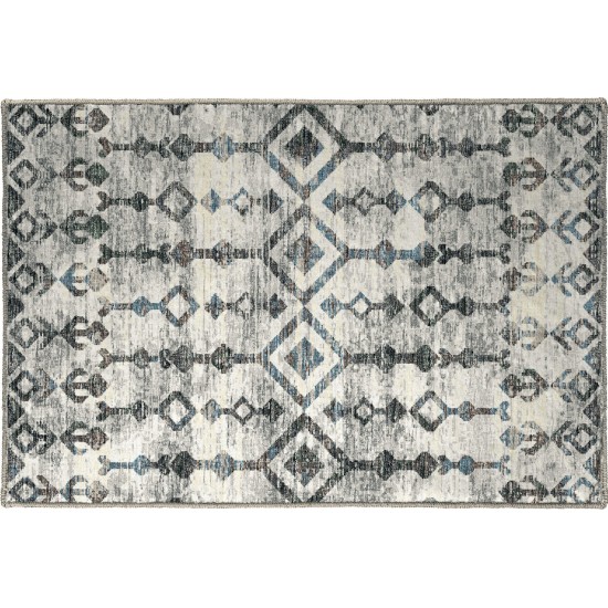 Brisbane BR8 Silver 1'8" x 2'6" Rug