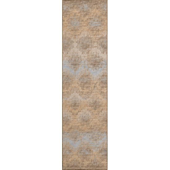 Brisbane BR9 Sandstone 2'3" x 7'6" Runner Rug