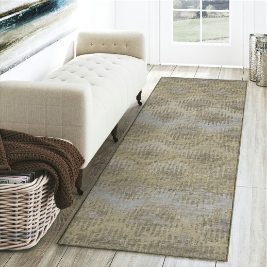 Brisbane BR9 Sandstone 2'3" x 7'6" Runner Rug