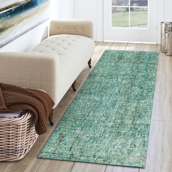 Calisa CS5 Turquoise 2'3" x 7'6" Runner Rug