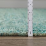 Calisa CS5 Turquoise 4' x 4' Round Rug