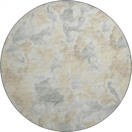 Camberly CM2 Stucco 8' x 8' Round Rug