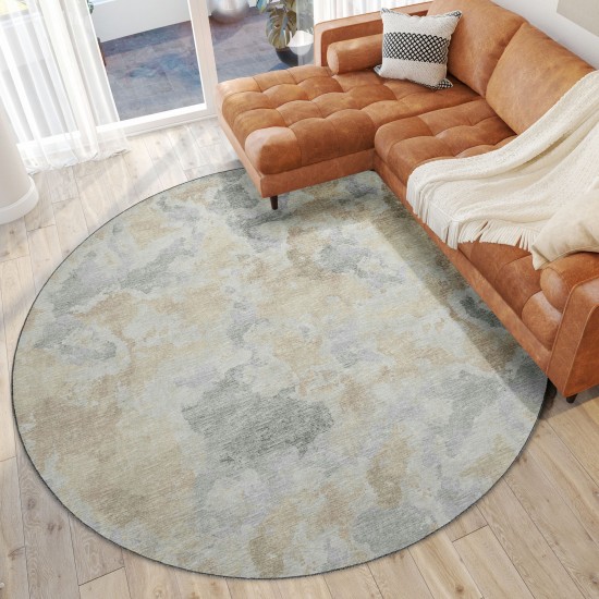 Camberly CM2 Stucco 8' x 8' Round Rug