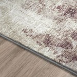 Camberly CM3 Merlot 8' x 8' Round Rug