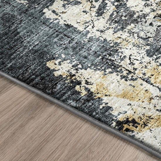 Camberly CM3 Midnight 2'3" x 7'6" Runner Rug
