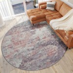 Camberly CM4 Rose 8' x 8' Round Rug