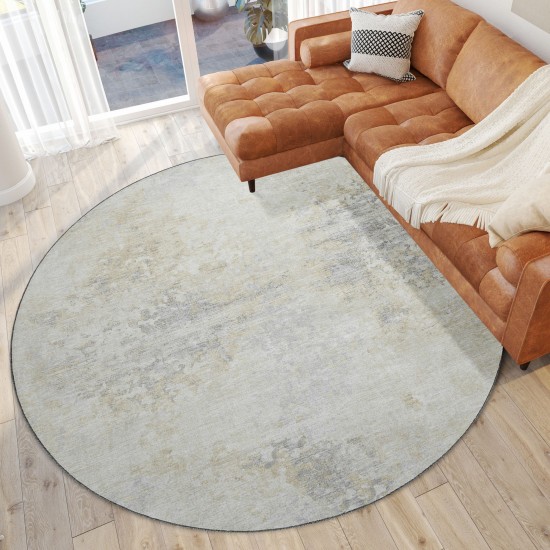 Camberly CM5 Linen 8' x 8' Round Rug