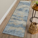 Camberly CM6 Indigo 2'3" x 7'6" Runner Rug