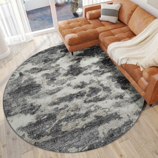 Camberly CM6 Midnight 8' x 8' Round Rug