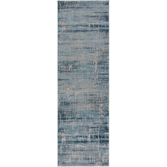 Cascina CC5 Indigo 2'3" x 7'5" Runner Rug