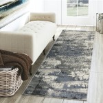 Cascina CC6 Indigo 2'3" x 7'5" Runner Rug