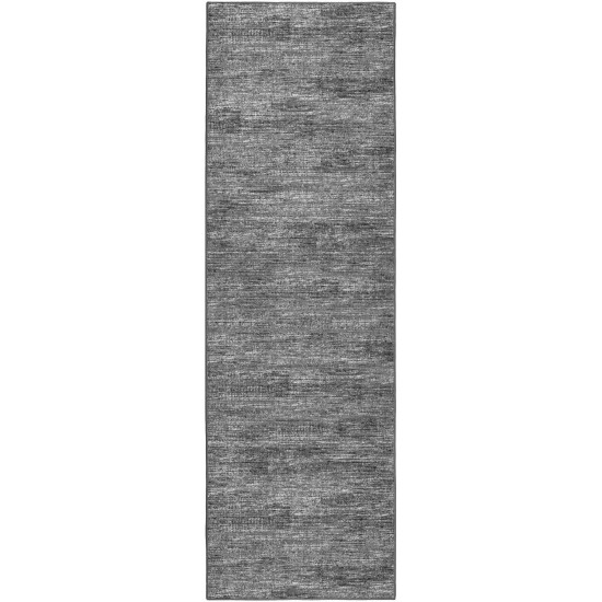 Ciara CR1 Charcoal 2'6" x 8' Runner Rug