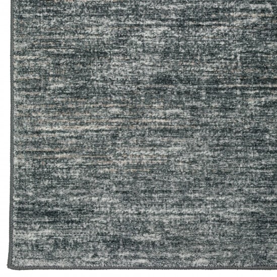 Ciara CR1 Charcoal 2'6" x 8' Runner Rug