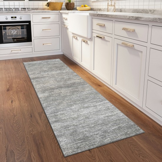 Ciara CR1 Graphite 2'6" x 12' Runner Rug