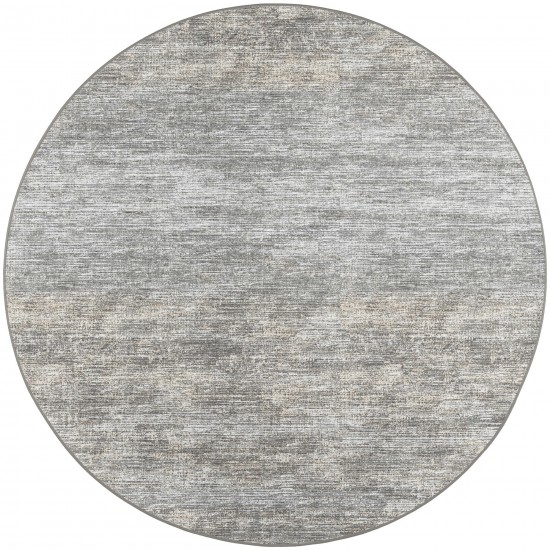 Ciara CR1 Graphite 6' x 6' Round Rug