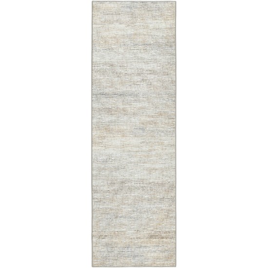 Ciara CR1 Linen 2'6" x 8' Runner Rug