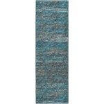 Ciara CR1 Navy 2'6" x 8' Runner Rug