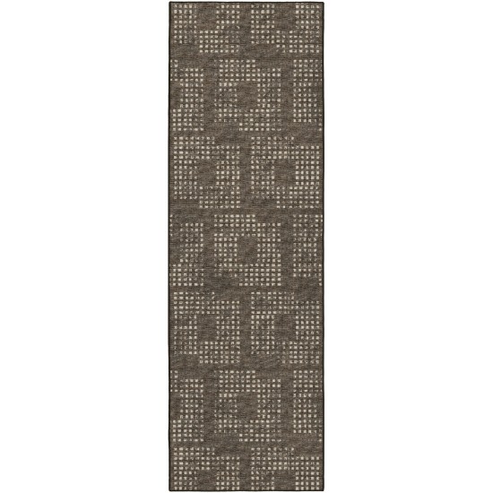 Delano DA1 Chocolate 2'6" x 8' Runner Rug