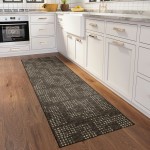 Delano DA1 Chocolate 2'6" x 8' Runner Rug