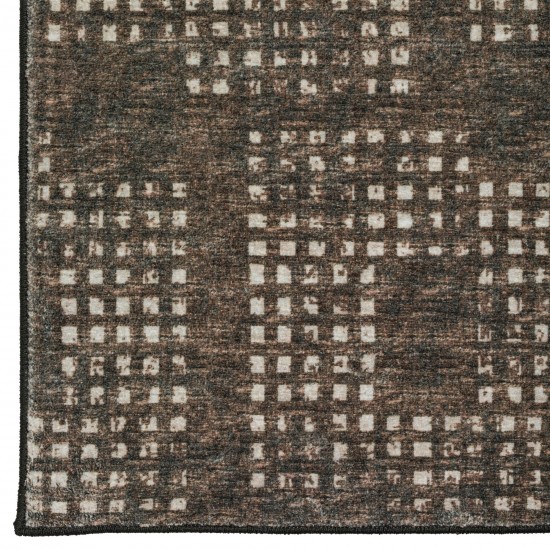 Delano DA1 Chocolate 2'6" x 8' Runner Rug