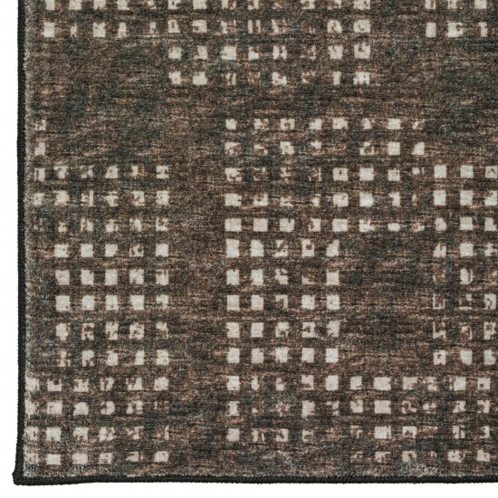 Delano DA1 Chocolate 6' x 6' Round Rug