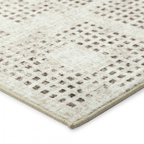 Delano DA1 Ivory 2'6" x 8' Runner Rug