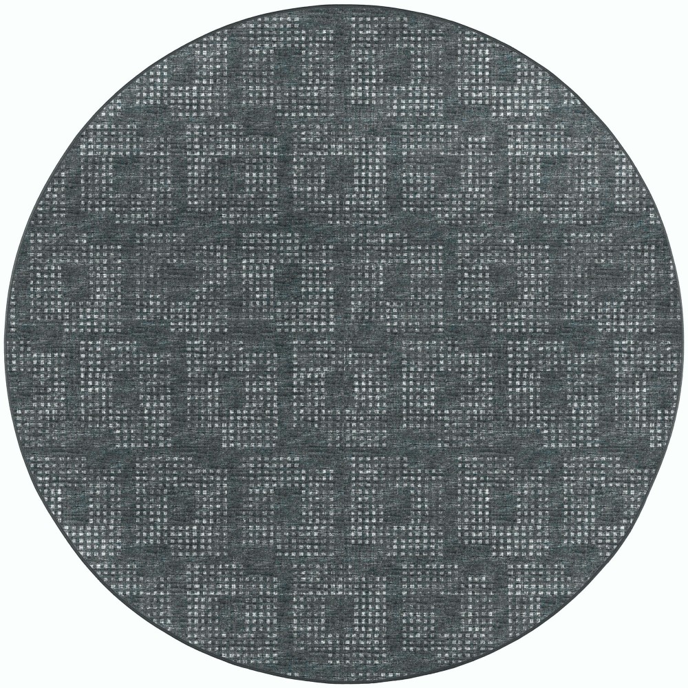 Delano DA1 Midnight 4' x 4' Round Rug