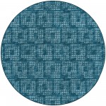 Delano DA1 Navy 10' x 10' Round Rug