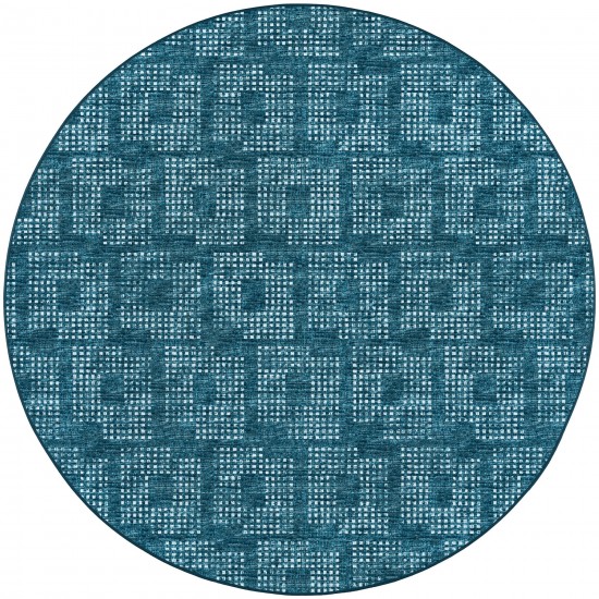 Delano DA1 Navy 10' x 10' Round Rug