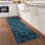 Delano DA1 Navy 2'6" x 8' Runner Rug