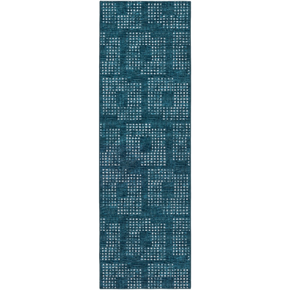 Delano DA1 Navy 2'6" x 12' Runner Rug Delano DA1 Navy 2'6" x 12' Runner Rug