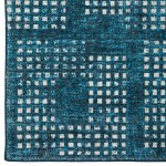 Delano DA1 Navy 6' x 6' Round Rug