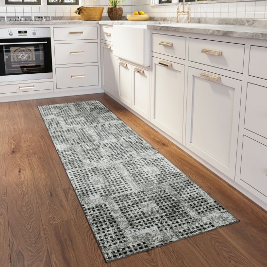 Delano DA1 Pewter 2'6" x 8' Runner Rug